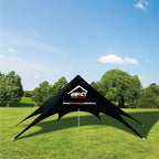 Custom Printed Star Canopy with Inflatable Pole