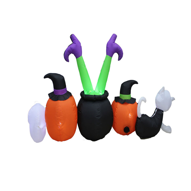 HALLOWEEN - Yard Inflatable Trick or Treat Witch's Cauldron