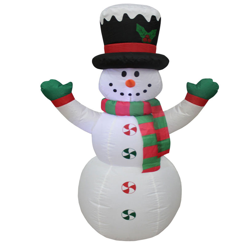 Inflatable Yard Christmas Decoration, Frosty the Snowman, 4' Tall - Impact Canopies USA