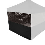 15' Sidewall Half Polyester / Half Clear Protection Shield - Impact Canopies USA