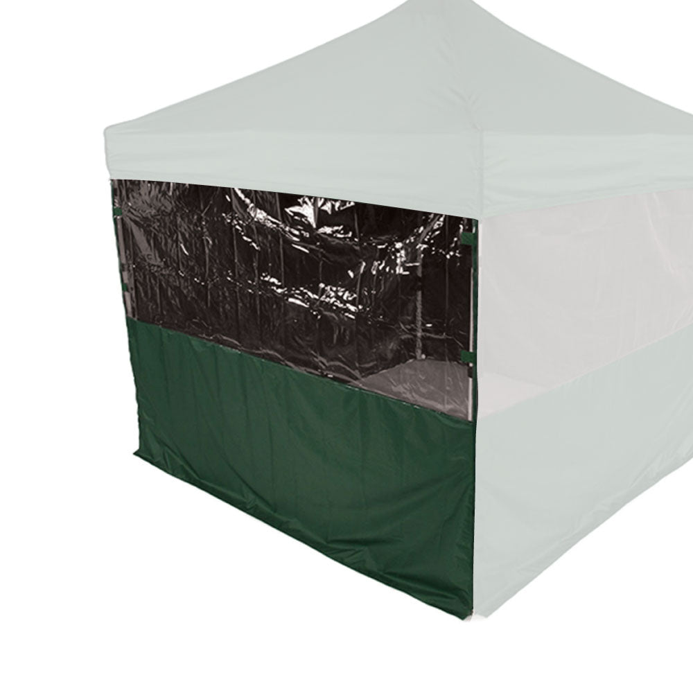 10' Sidewall Half Polyester / Half Clear - Impact Canopies USA