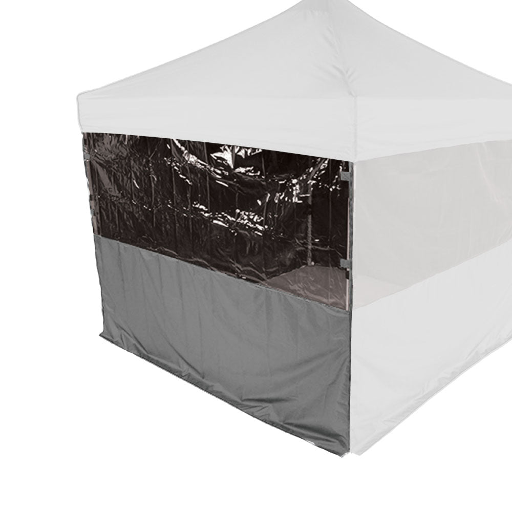 10' Sidewall Half Polyester / Half Clear - Impact Canopies USA