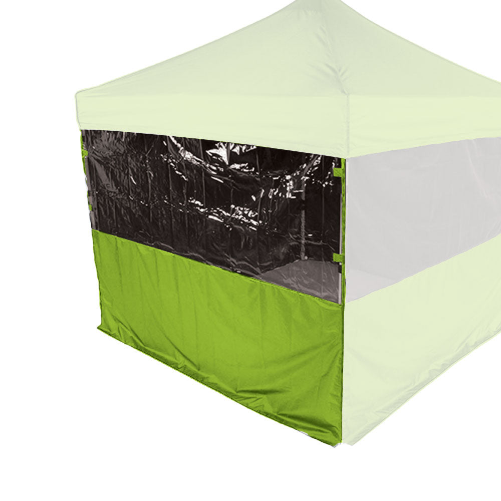 10' Sidewall Half Polyester / Half Clear - Impact Canopies USA