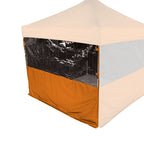 10' Sidewall Half Polyester / Half Clear - Impact Canopies USA