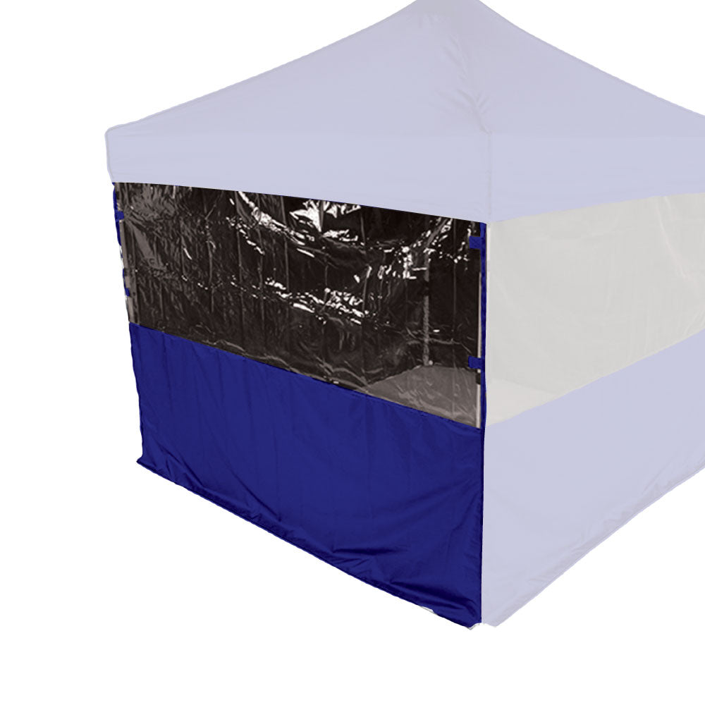 10' Sidewall Half Polyester / Half Clear - Impact Canopies USA