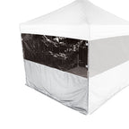 10' Sidewall Half Polyester / Half Clear - Impact Canopies USA