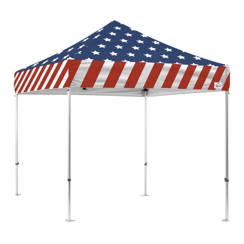 Stars & Stripes 10x10 Canopy Kit (with FREE Flag $76 value)