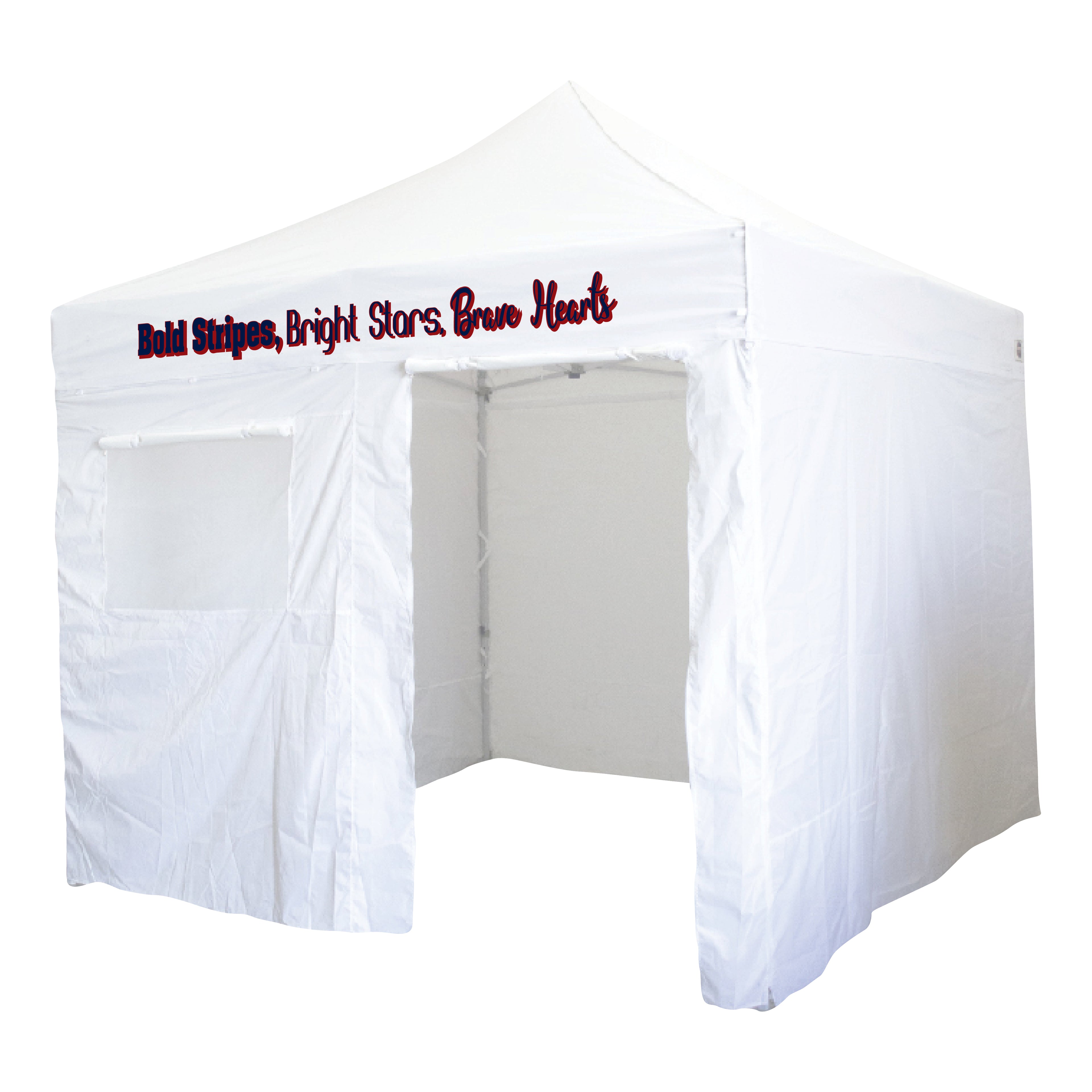 Stars & Stripes Market Canopy - Impact Canopies USA