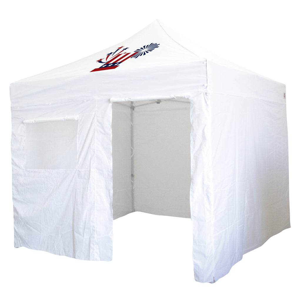 Stars & Stripes Market Canopy - Impact Canopies USA
