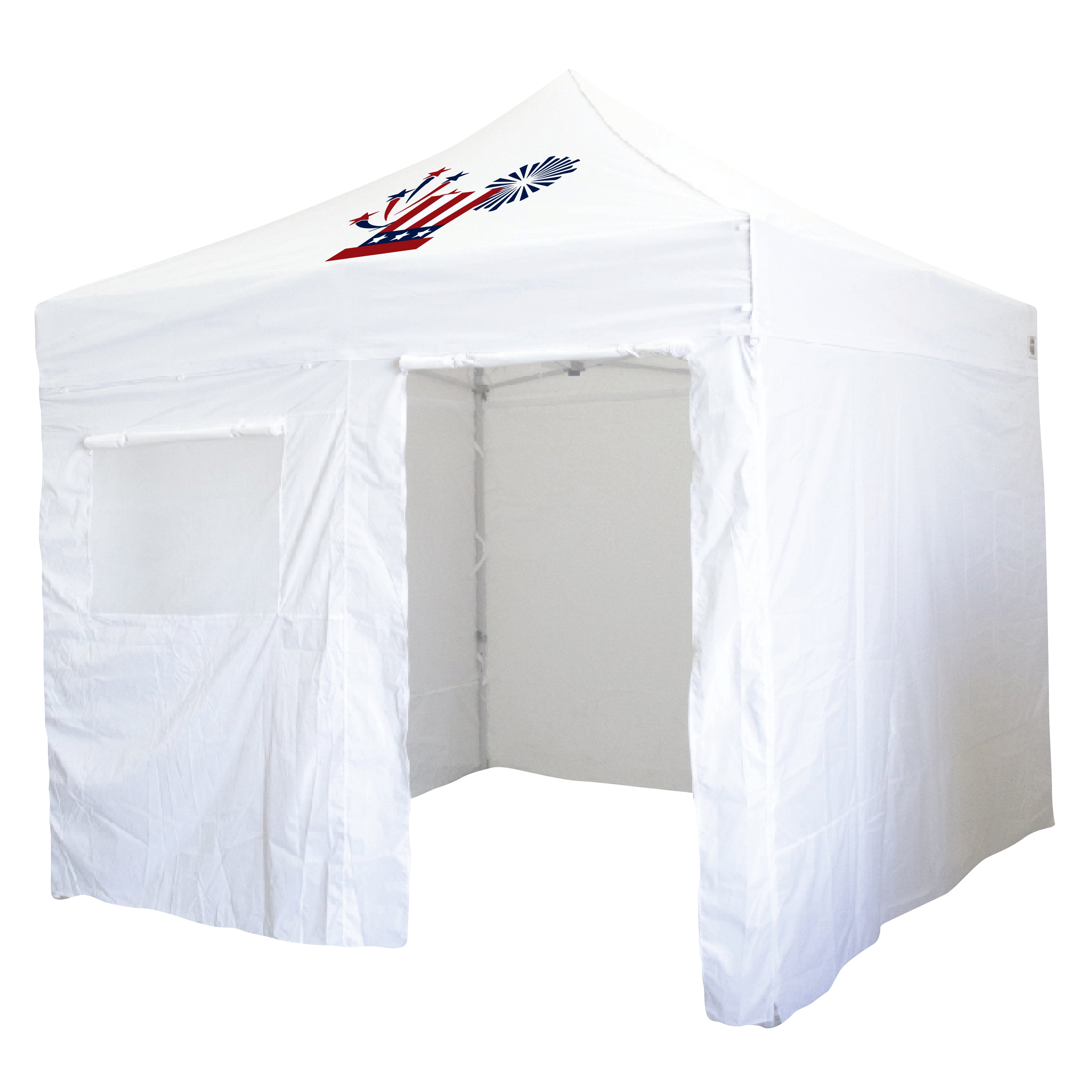 Stars & Stripes Market Canopy - Impact Canopies USA