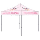 Heart Hands Breast Cancer Awareness 10x10 Pop up Canopy Tent - DS