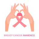 Heart Hands Breast Cancer Awareness Market Canopy