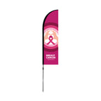 Breast Cancer Awareness Wing Flag - Impact Canopies USA