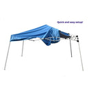 10'x10' Pop Up Canopy Outdoor Slant Leg Tent Folding Gazebo w/ Sun Wall - Impact Canopies USA