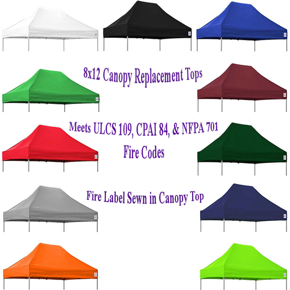 8x12 Pop Up Canopy Tent Replacement Top - Impact Canopies USA