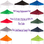 8x8 Pop Up Canopy Tent Replacement Top - Impact Canopies USA