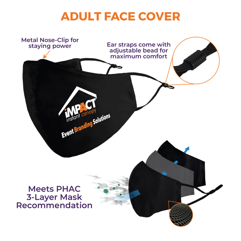Custom Face Coverings - Impact Canopies USA