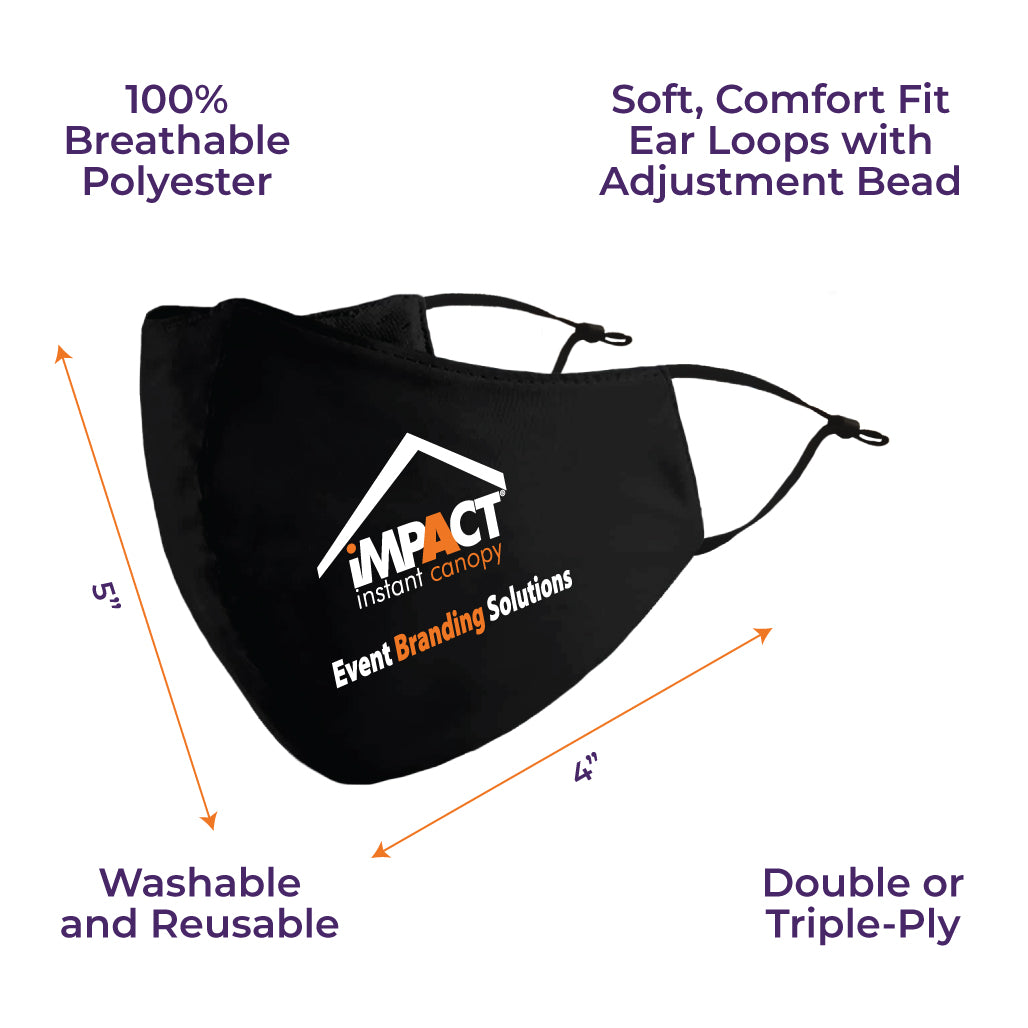 Custom Face Coverings - Impact Canopies USA