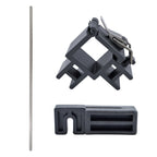 DS 10' Rail Skirt Half Wall Hardware Bar Assembly - Impact Canopies USA