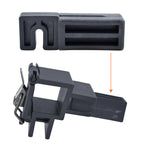 DS 10' Rail Skirt Half Wall Hardware Bar Assembly - Impact Canopies USA