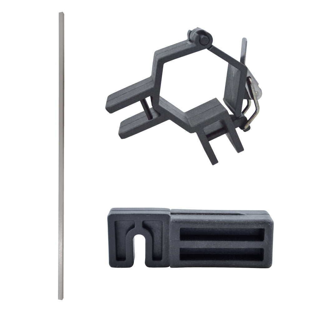 M 10′ Rail Skirt Half Wall Hardware Bar Assembly - Impact Canopies USA