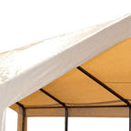 TAN Replacement Top without Leg Skirts 11'x20' Portable Carport - Impact Canopies USA