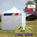 10x10 Pop up Canopy Tent Outdoor Market Canopy with Sidewalls / Weight Bags - Impact Canopies USA