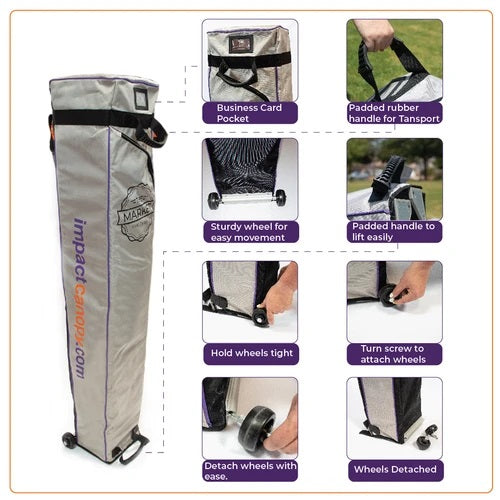 Stars & Stripes Market Canopy - Impact Canopies USA