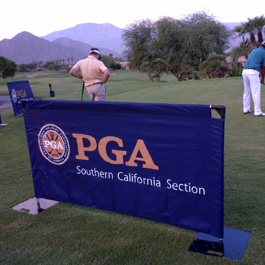 Custom Printed Freestanding Barrier Sign - Impact Canopies USA