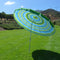 Beach Umbrella with Sand Anchor Auger - Blue Green 8' - Impact Canopies USA