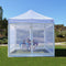 Screen Room Mesh Side Walls for 10x10 Pop up Canopy (SIDEWALLS ONLY)