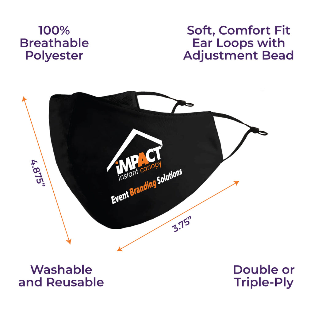 Custom Face Coverings - Impact Canopies USA
