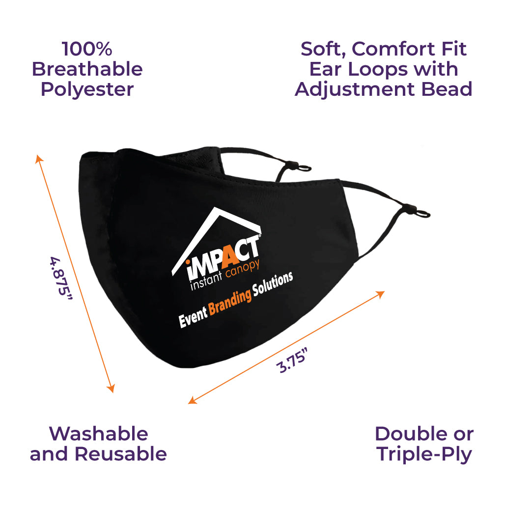Custom Face Coverings - Impact Canopies USA