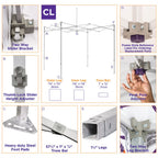 10x10 CL Pop up Canopy Tent Replacement Steel Frame - Commercial Grade - Impact Canopies USA