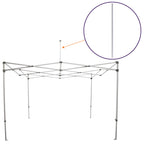 CL Part M. | Steel Peak Pole Upper - Impact Canopies USA