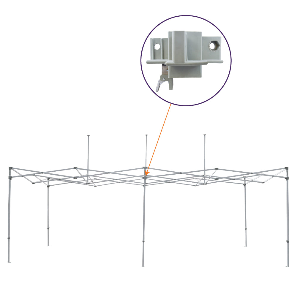 CL 10x20 | 3-Way Middle Outer Leg Slider Bracket - Impact Canopies USA