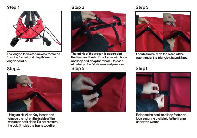 All-Terrain EXTRA LARGE Folding Wagon - Impact Canopies USA