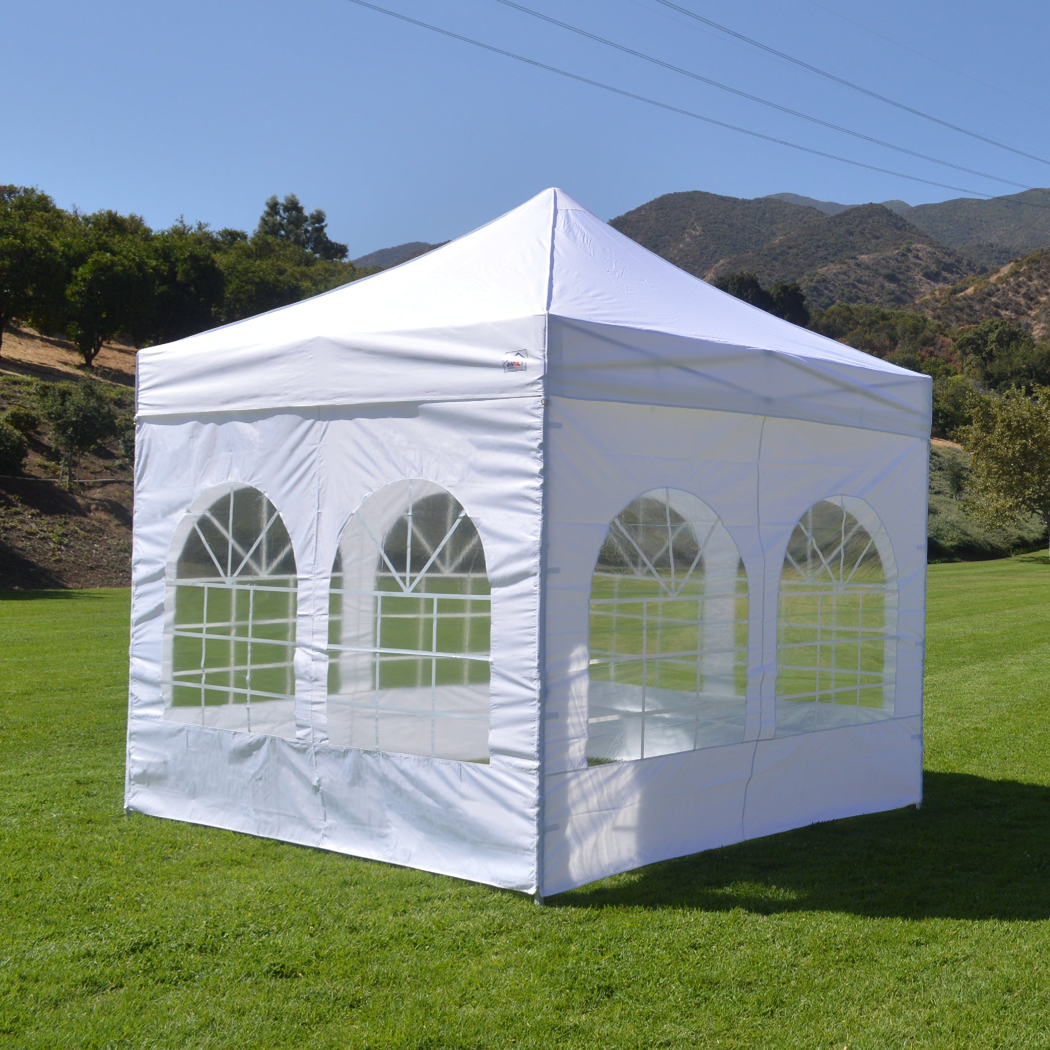 10' Canopy Wall with Church Windows - ONE WALL - Impact Canopies USA