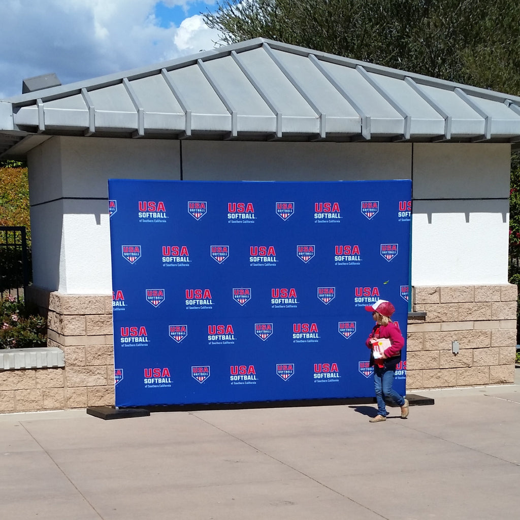 Custom Printed Deluxe Media Wall Sign - Impact Canopies USA