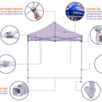 Custom 10x10 Canopy - Impact Canopies USA