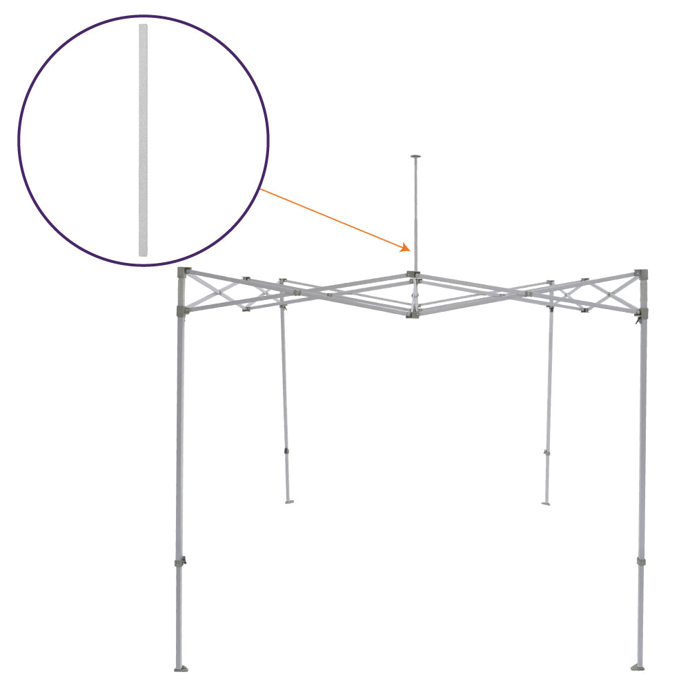 DS Part N. | Steel Peak Pole Lower - Impact Canopies USA