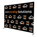Custom Printed Deluxe Media Wall Sign - Impact Canopies USA