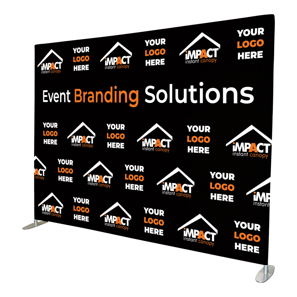 Custom Printed Deluxe Media Wall Sign - Impact Canopies USA