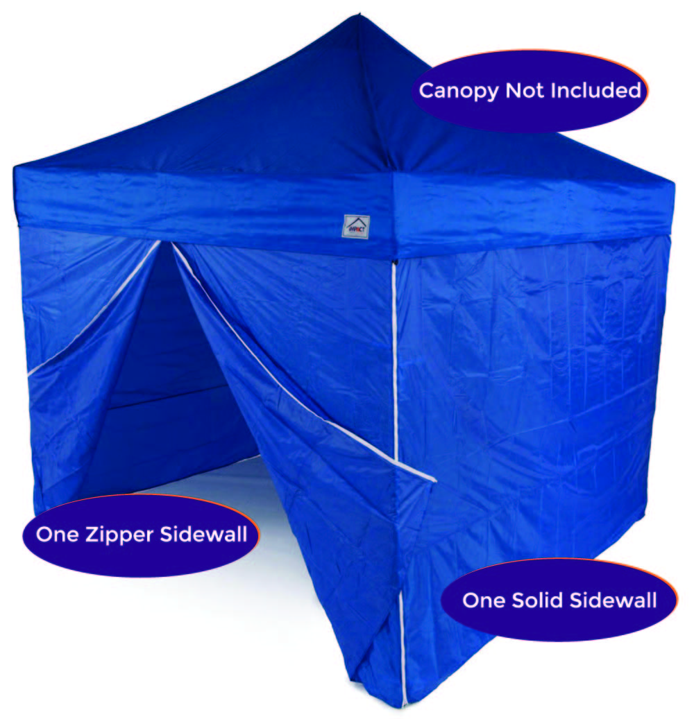 10' Pop up Canopy Tent Side Walls - 190 Denier Recreational Grade - Impact Canopies USA