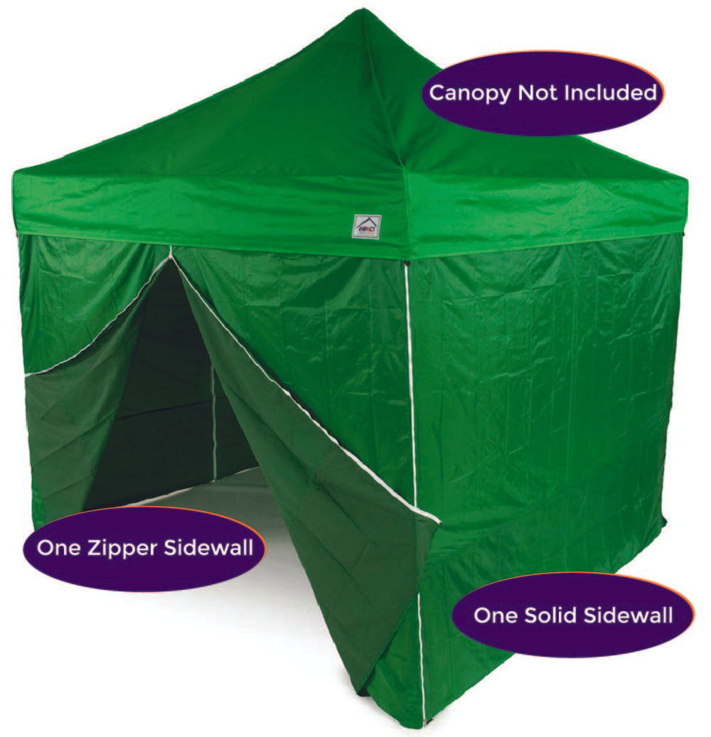 10' Pop up Canopy Tent Side Walls - 190 Denier Recreational Grade - Impact Canopies USA