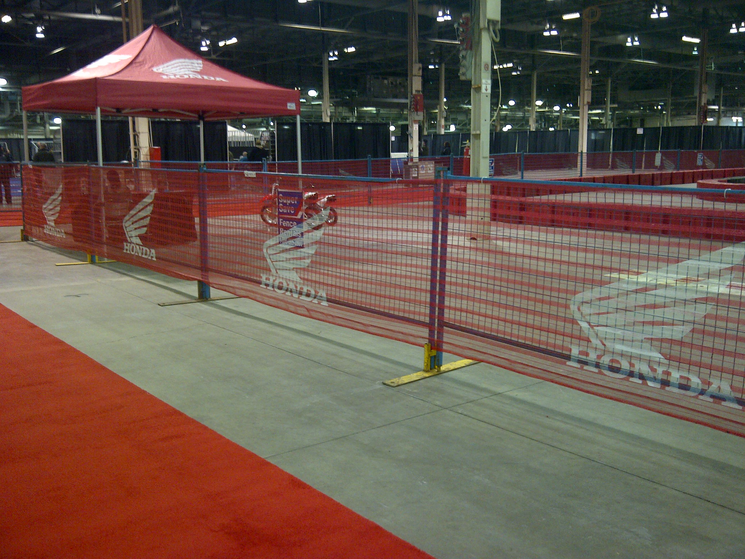 Custom Printed Event Fencing - Impact Canopies USA