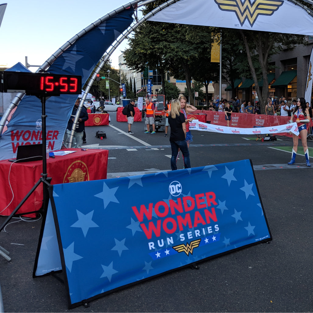 Custom Printed Field Board Sign - Includes Carry Bag - Impact Canopies USA