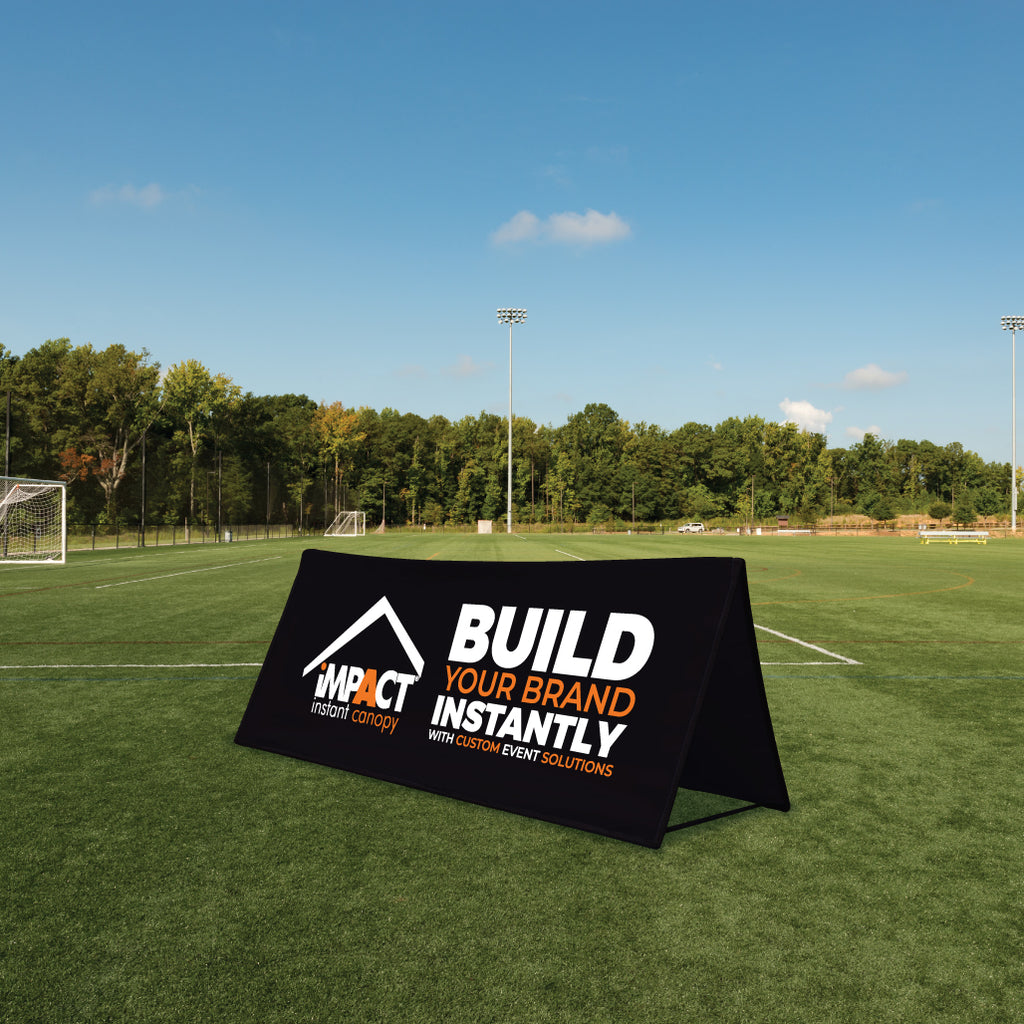 Custom Printed Field Board Sign - Includes Carry Bag - Impact Canopies USA