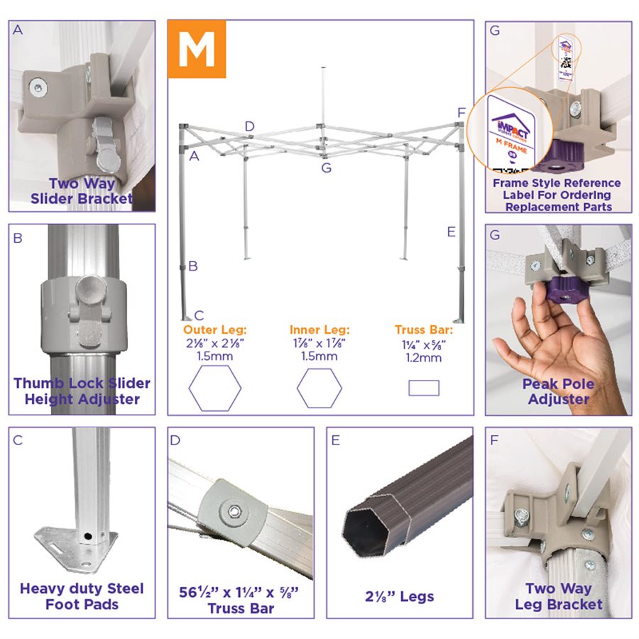 Custom 10x20 Canopy - Impact Canopies USA