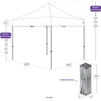 8x12 DS Pop Up Canopy Tent - Impact Canopies USA